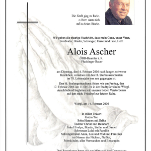 Ascher Alois G